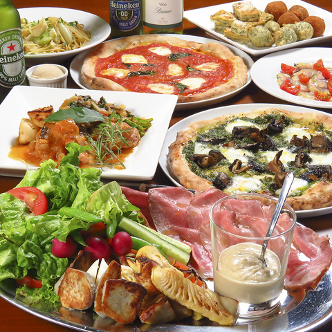 地元の食材にこだわった本格イタリアン◆薪窯で焼き上げるナポリピッツァ