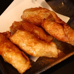 鶏皮餃子