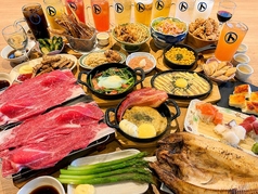 地産地消 十勝帯広 大衆食堂とかち晴ルのコース写真