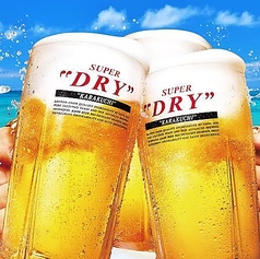 海で飲むビールは格別!