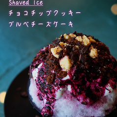 かき氷【チョコチップクッキーブルベチーズケーキ】