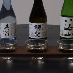 日本酒３種のみ比べ