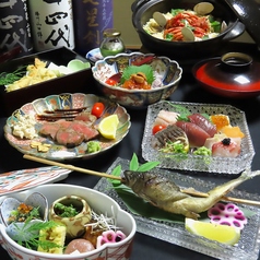 松山の海鮮と肉料理割烹むつののコース写真