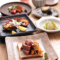 新鮮な素材が織りなす上質なコース料理