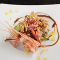 料理メニュー写真&nbsp;日本一贅沢　馬刺しと生雲丹ユッケ