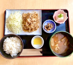 豚の生姜焼き定食
