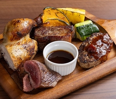 本日の肉盛り合わせ4種　