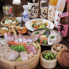 飲み放題付き！一番人気☆かご家のおまかせコース　蒸籠