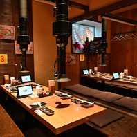 宴会に最適！掘りごたつや個室座敷でプライベート感◎