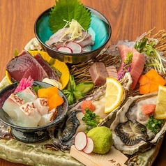 手まり寿司と天ぷら イヅモのコース写真