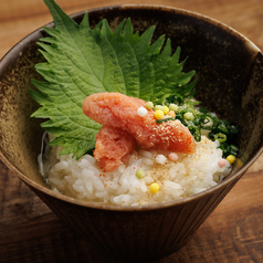 明太子のお茶漬け