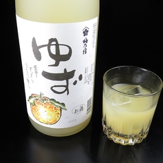 ゆず酒／あらごし桃　各