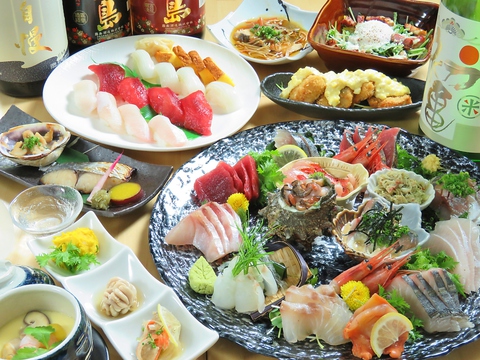 静岡は焼津や由比、伊豆…全国は九州、金沢、気仙沼など、店主が目利きし仕入れる魚を
