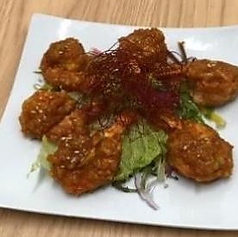 海老の辛味噌揚げ