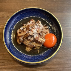 バラすき焼き　落とし卵黄