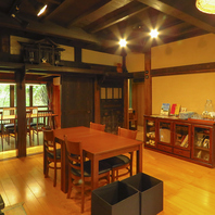 広々使える店内