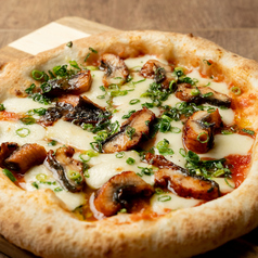 うなぎ蒲焼と青ネギと山椒オイル