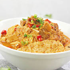 焼き豆腐の湖南風炒め