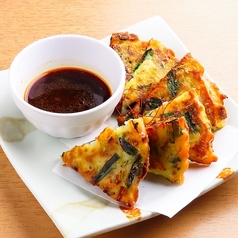 イカとニラのチヂミ