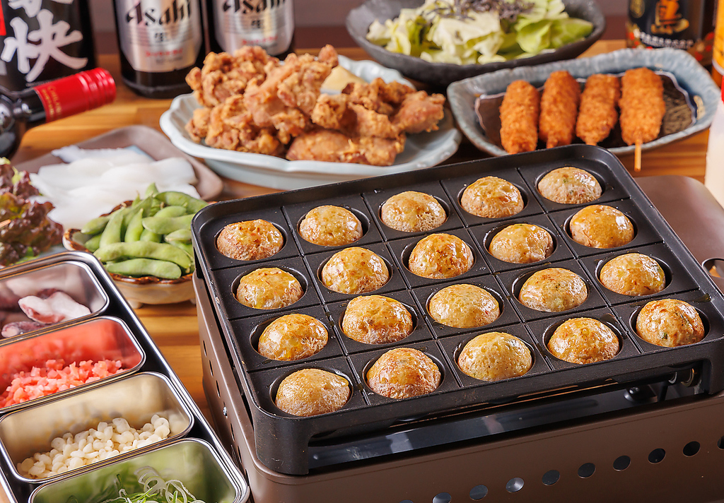 セルフたこ焼きコース