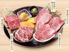 彩りも美しい豪華『特選部位5種盛り』