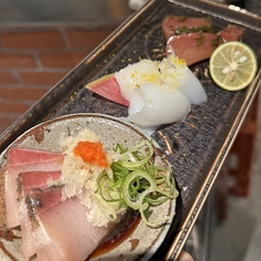 恩のじのお刺身三種盛り