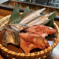 いちからつくる！自家製の干物魚ほか本格派の魚料理