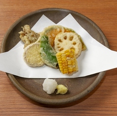 野菜天ぷら盛合せ