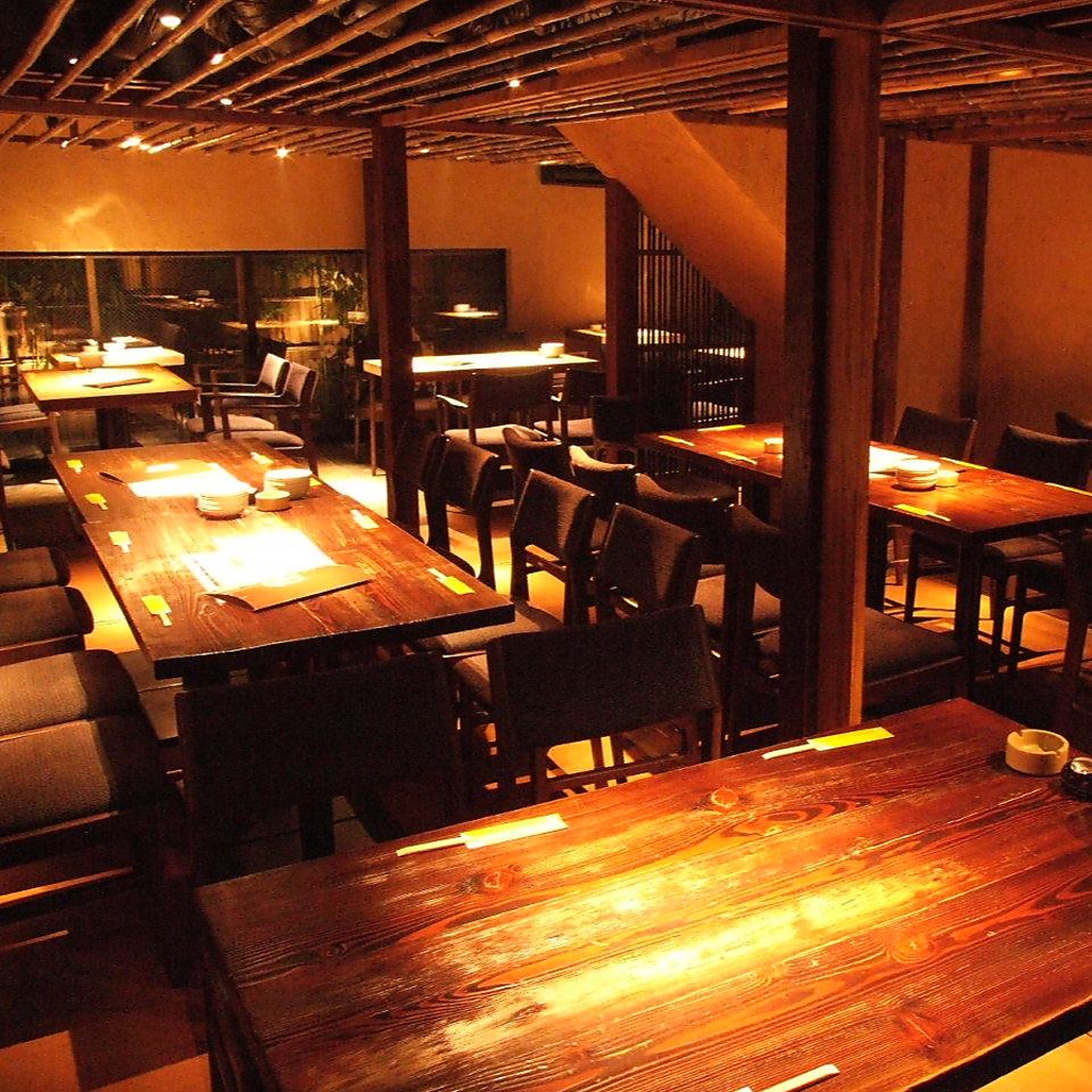 1Fの箱庭付き和風ダイニング★最大50人まで！！各種ご宴会にも結婚式2次会にも◎