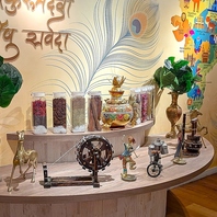 本場インドを感じていただける空間