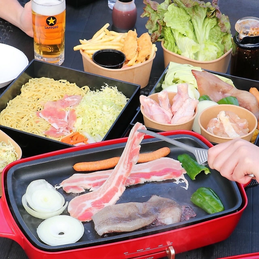 別府のBBQといえば別府タワービアガーデン！少人数から大人数まで楽しめるお手軽BBQ♪