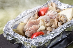 魚貝と季節野菜の和風アクアパッツァ