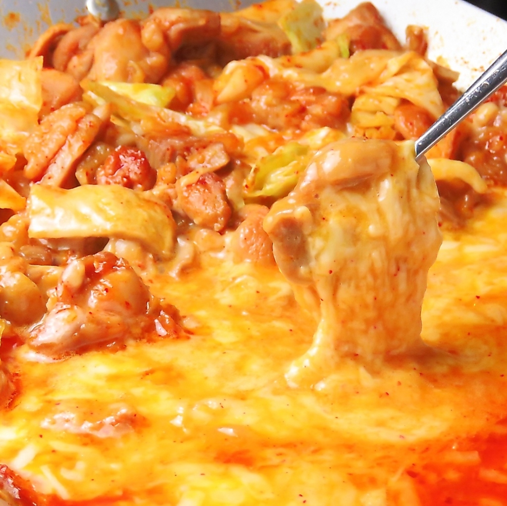 本場韓国で話題沸騰中の倉敷チーズダッカルビが櫻やに初登場！辛いのが苦手な方にもおすすめの一品！