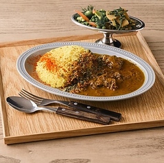 レモンライスと比婆牛のスパイスカレー