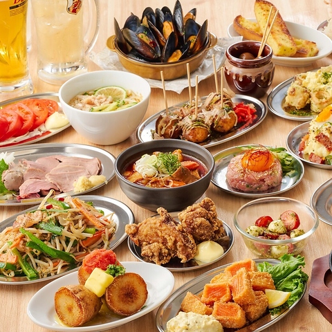 お得な飲み放題コース！※画像はイメージです。
