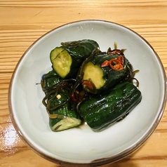 塩昆布ピリ辛きゅうり