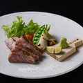 料理メニュー写真&nbsp;黒毛和牛サーロイン炭火焼