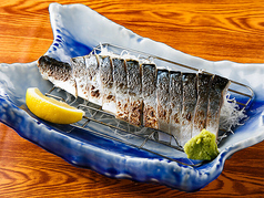 しめ鯖の炙り