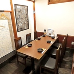 当店唯一の完全個室！2名様～6名様まで。人気なお席になるのでお早めにご予約を！