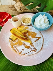 シングル　焼きバナナキャラメル　パンケーキ