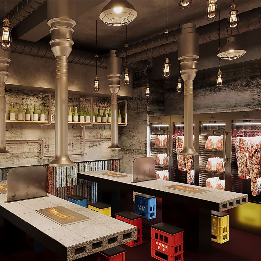 各席に煙をしっかり吸い込むダクトを完備してるので、服や髪に臭いが付きにくいのも嬉しいポイント♪