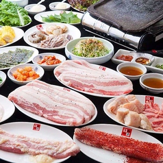 人気no 1 サムギョプサルと韓国料理食べ放題コース 250円でドリンクバー付 李朝園 尼崎店 韓国料理 ホットペッパーグルメ