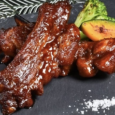 弊店でしか味わえないスペアリブBBQ◎
