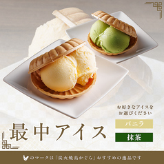 最中アイスクリーム（バニラor抹茶）