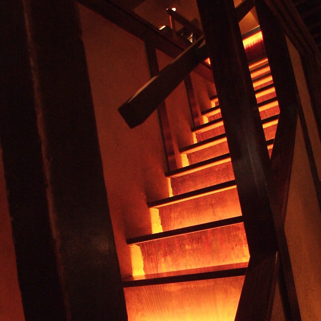 階段を上ると…