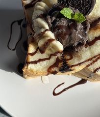 チョコバナナハニートースト