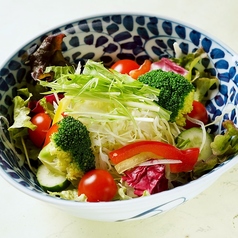 彩り野菜サラダ 玉ねぎドレッシング