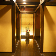 宴会スペースが充実。完全個室から大人数の宴会場まで