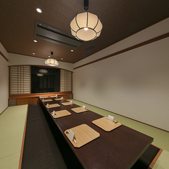 こだわりの本格和食は和の雰囲気漂う数奇屋風掘りごたつ