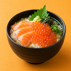 サーモンといくらのお茶漬け